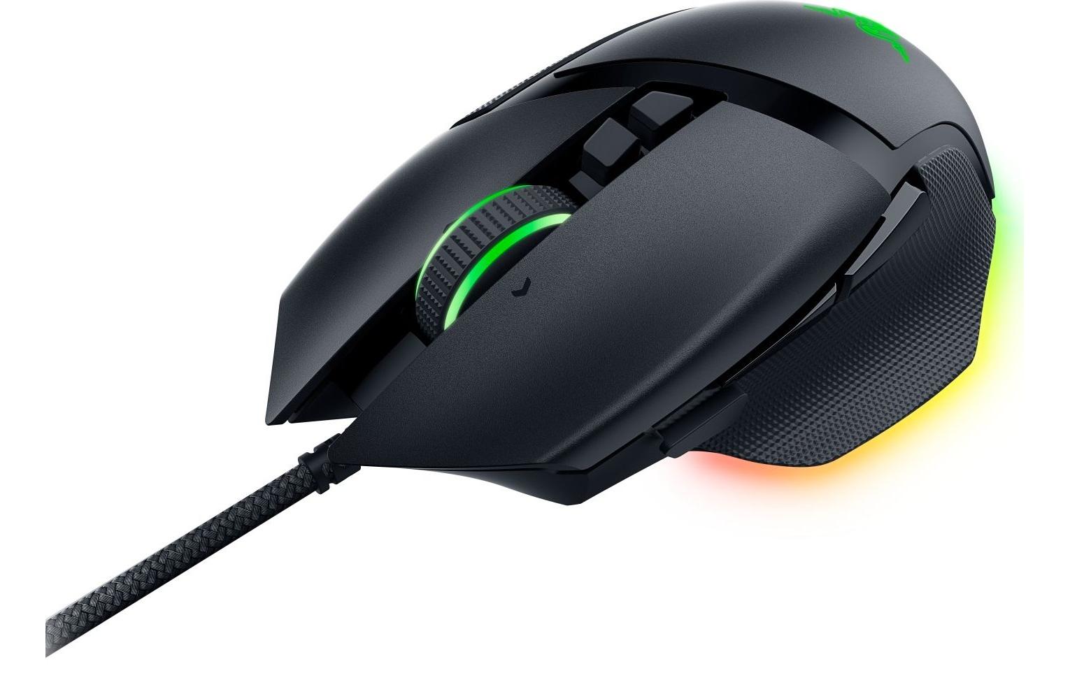 Razer Basilisk V3 – Gaming-Maus – Kabelgebunden (USB‑A), 26000 DPI, rechts, Schwarz