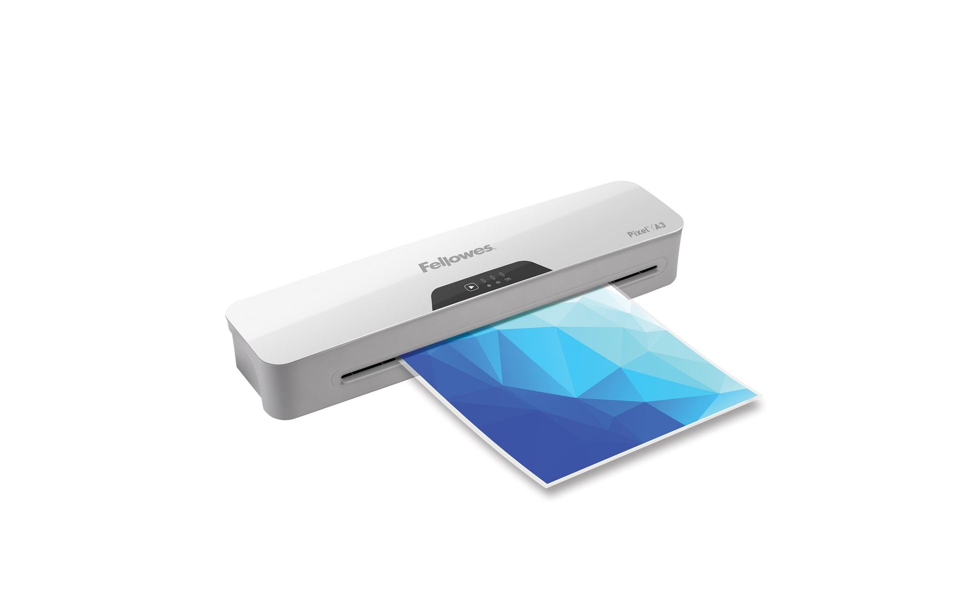 Fellowes PIXEL Laminiergerät A3 – Kaltlaminierer, bis 125 µm, 2 Rollen, 300 mm/min, weiss
