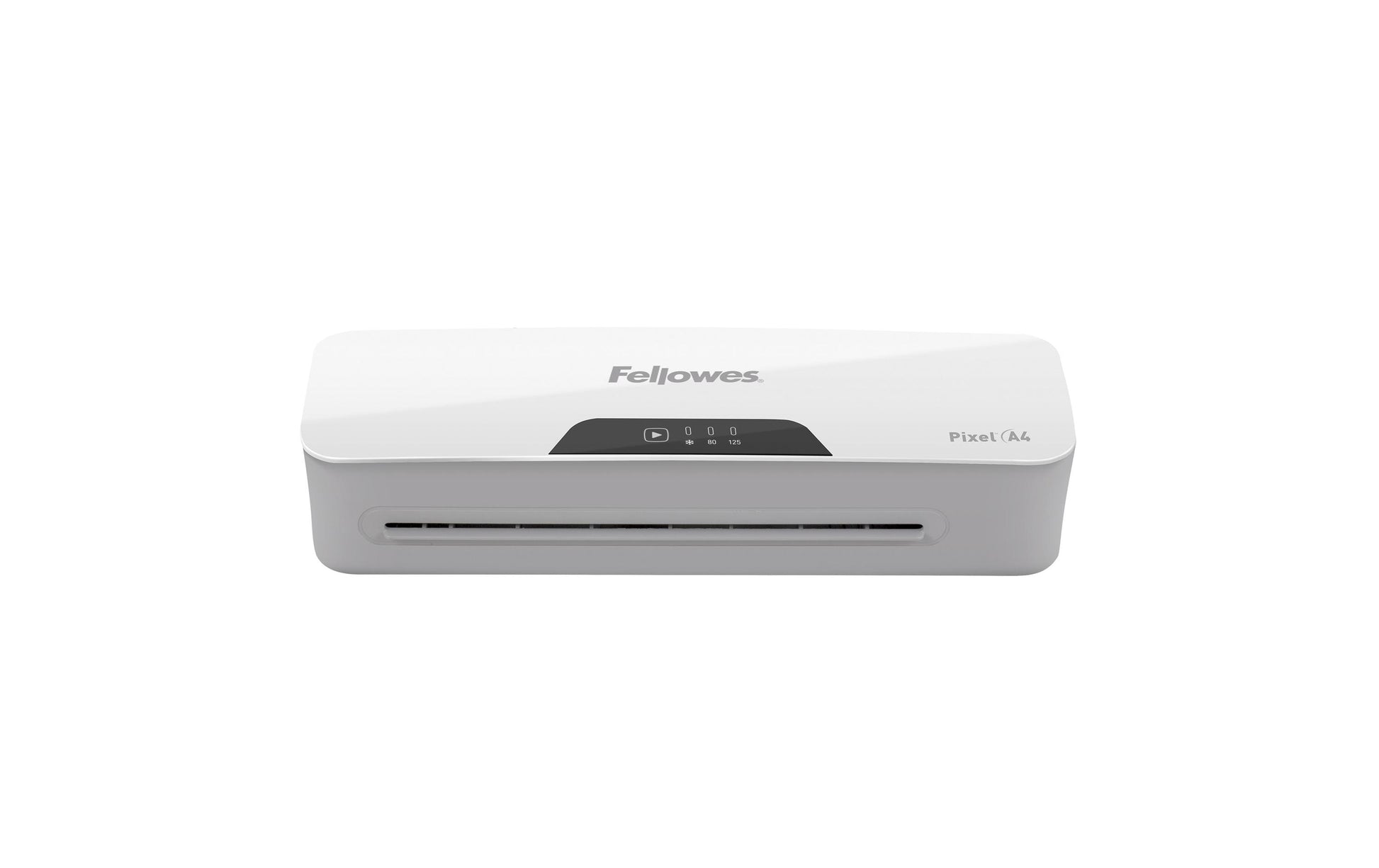 Fellowes Pixel Laminiergerät A4 – Kaltlaminierer, bis 125 µm, 2 Rollen, 300 mm/min, weiss/grau