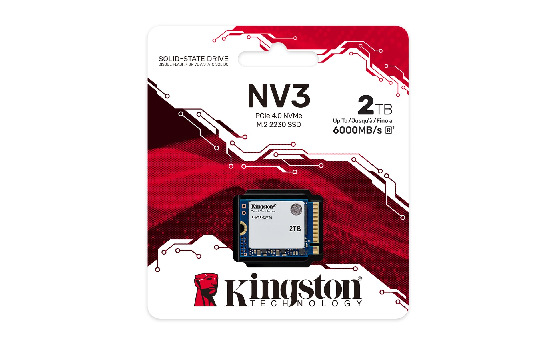 Kingston NV3 2 TB – M.2 2230, PCIe 4.0 NVMe