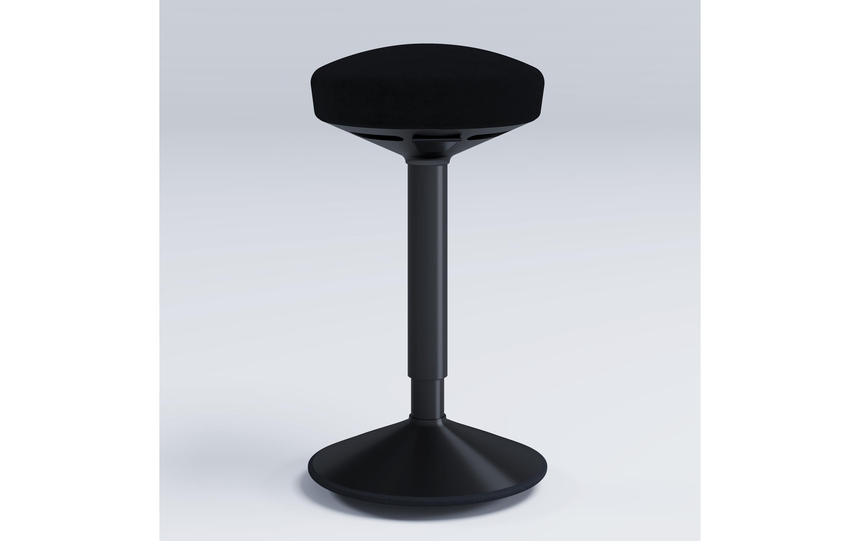 Actiforce Hocker Activity 2.0 – Sitzhöhe 97 cm, 120 kg, schwarz