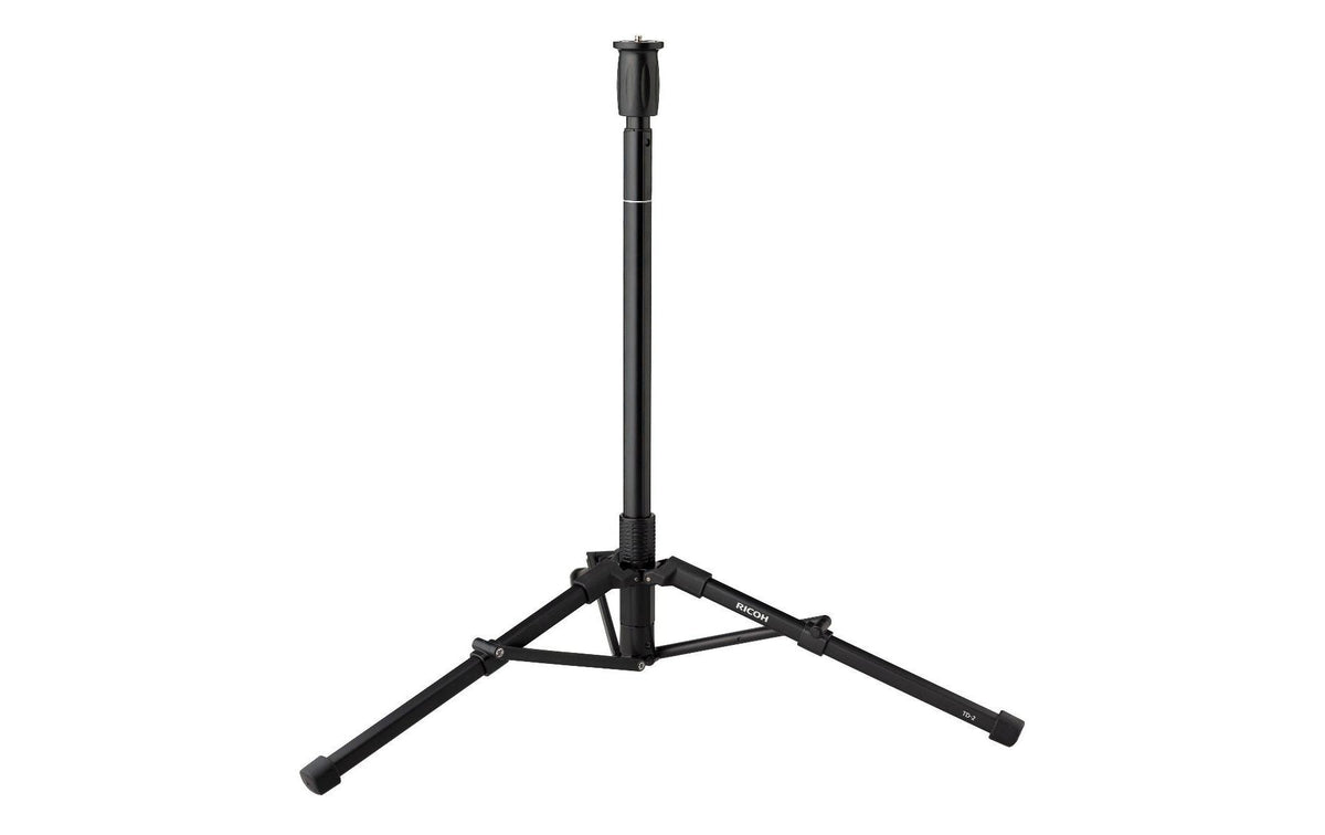Ricoh TD-2 Stativ (Dreibein) – 150 cm, Aluminium, 1/4" Stativgewinde – für Ricoh Theta – Schwarz