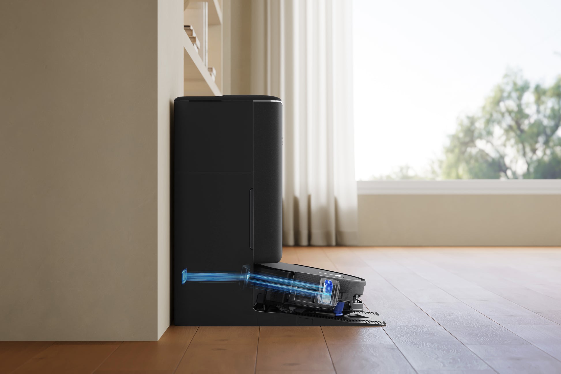Ecovacs Saugroboter DEEBOT T90 PRO OMNI, mit Absaugstation, mit Wischfunktion – 30000 Pa, 350 min, Höhe 98 mm