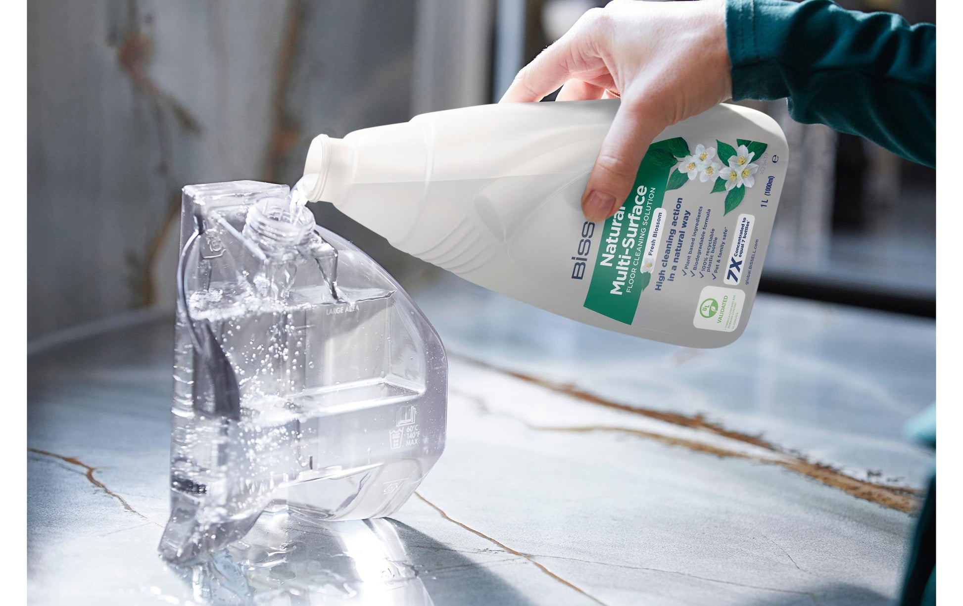 Bissell Multi SuFa Clean 30961 Bodenreiniger für CrossWave- und SpinWave-Geräte – Flüssig – 2 l