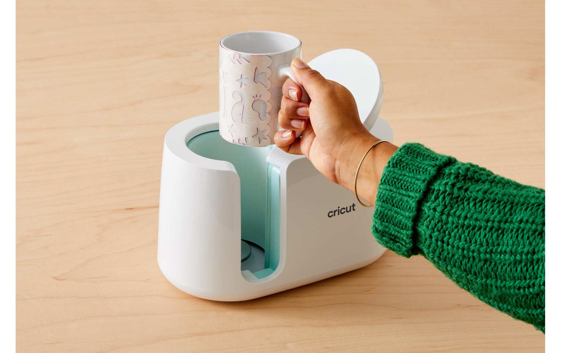 Cricut Tasse – 0,44 l, Keramik, weiss, für Cricut Tassenpresse Mug Press, 6 Stück