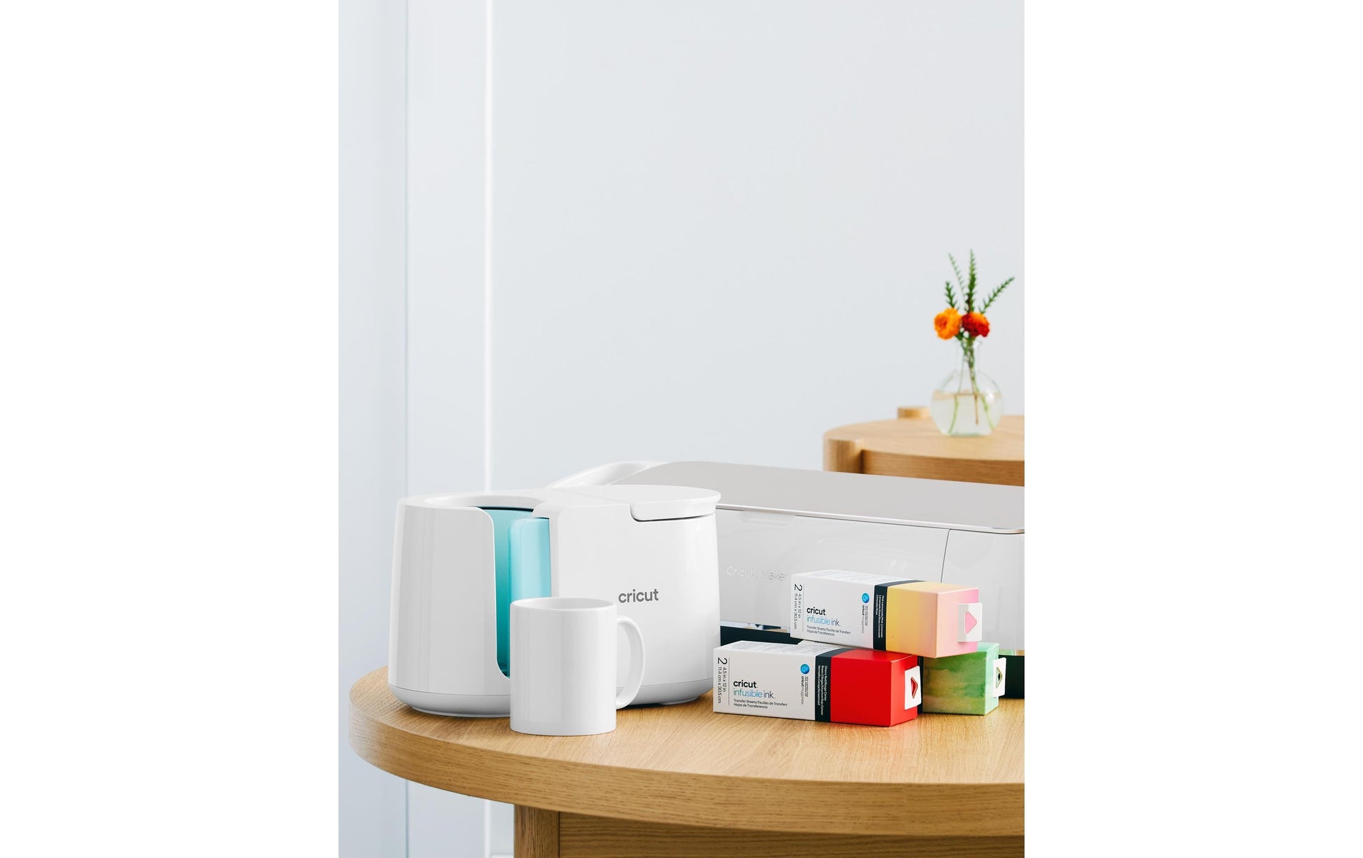 Cricut Tasse – 36er Set, 425 ml, Porzellan, Weiss, spülmaschinenfest, mikrowellengeeignet