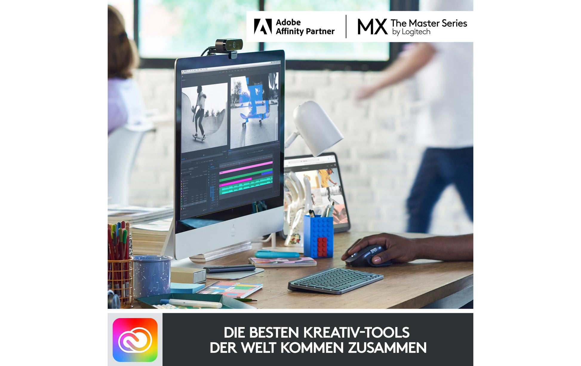 Logitech MX Keys Mini – Mini Tastatur – Bluetooth & 2,4 GHz – QWERTY (US-INT) – für Logi Bolt USB-Empfänger