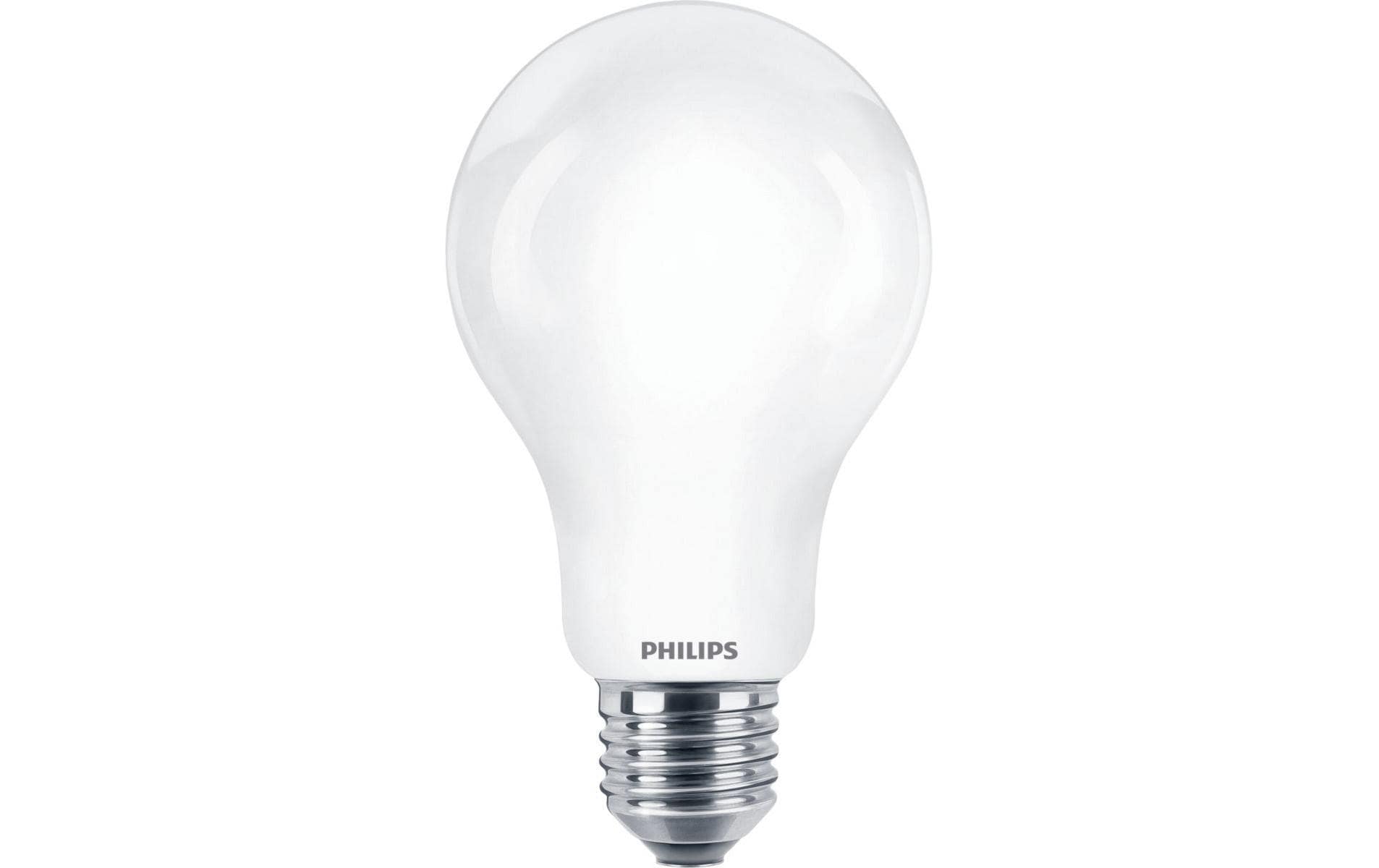 Philips LED-Leuchtmittel E27 A-Form – 2452 lm, 17,5 W, Neutralweiss 4000 K – 1 Stk., Weiss – CorePro