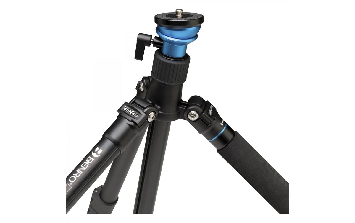 Benro A1883FS2PRO Aero Videostativ – 165 cm max, 2,5 kg Traglast, Aluminium – Schwarz