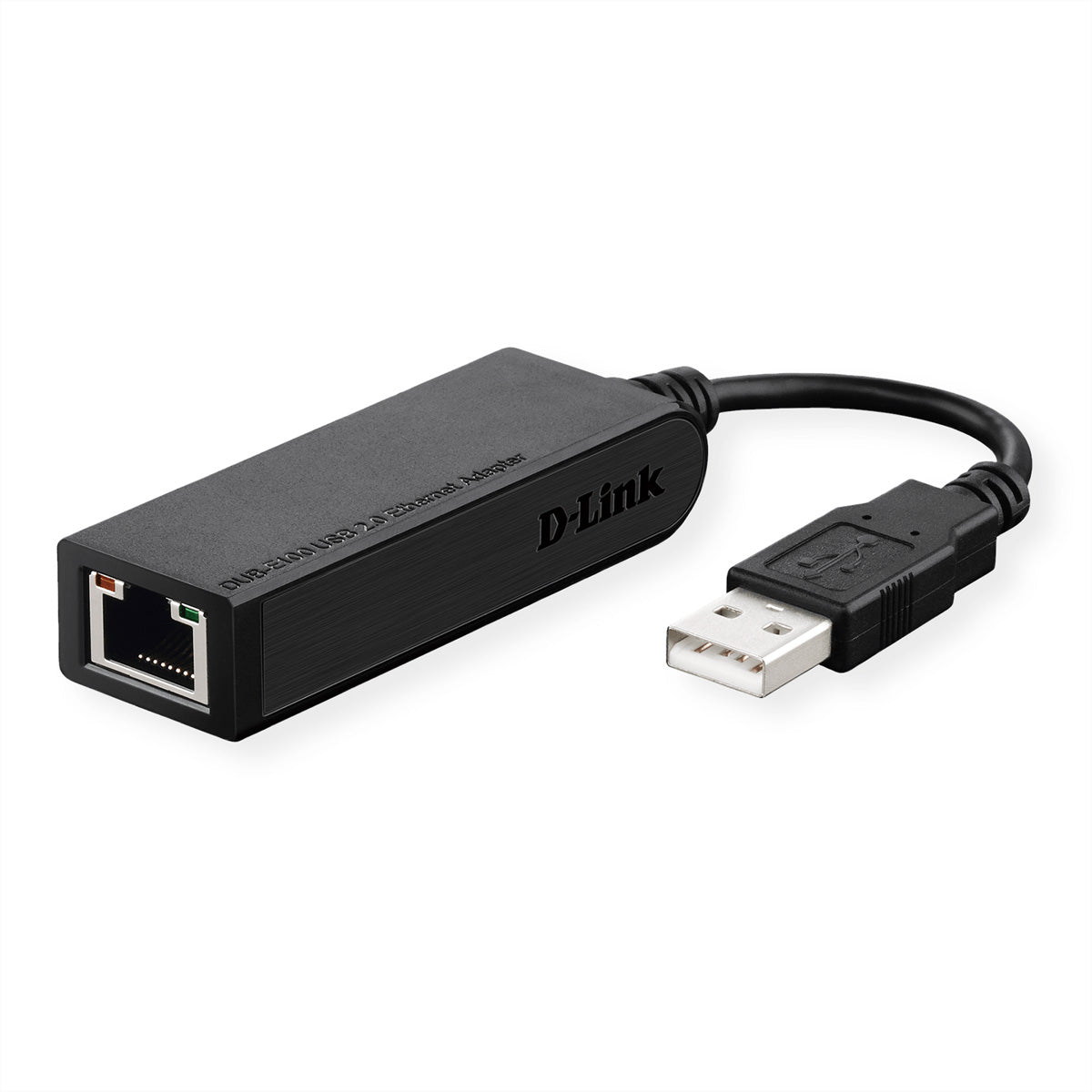 D-Link DUB-E100 Netzwerkadapter USB-A zu RJ-45 – 10/100 Mbit/s, 1× RJ-45, USB 2.0 – für Windows/Mac/Linux