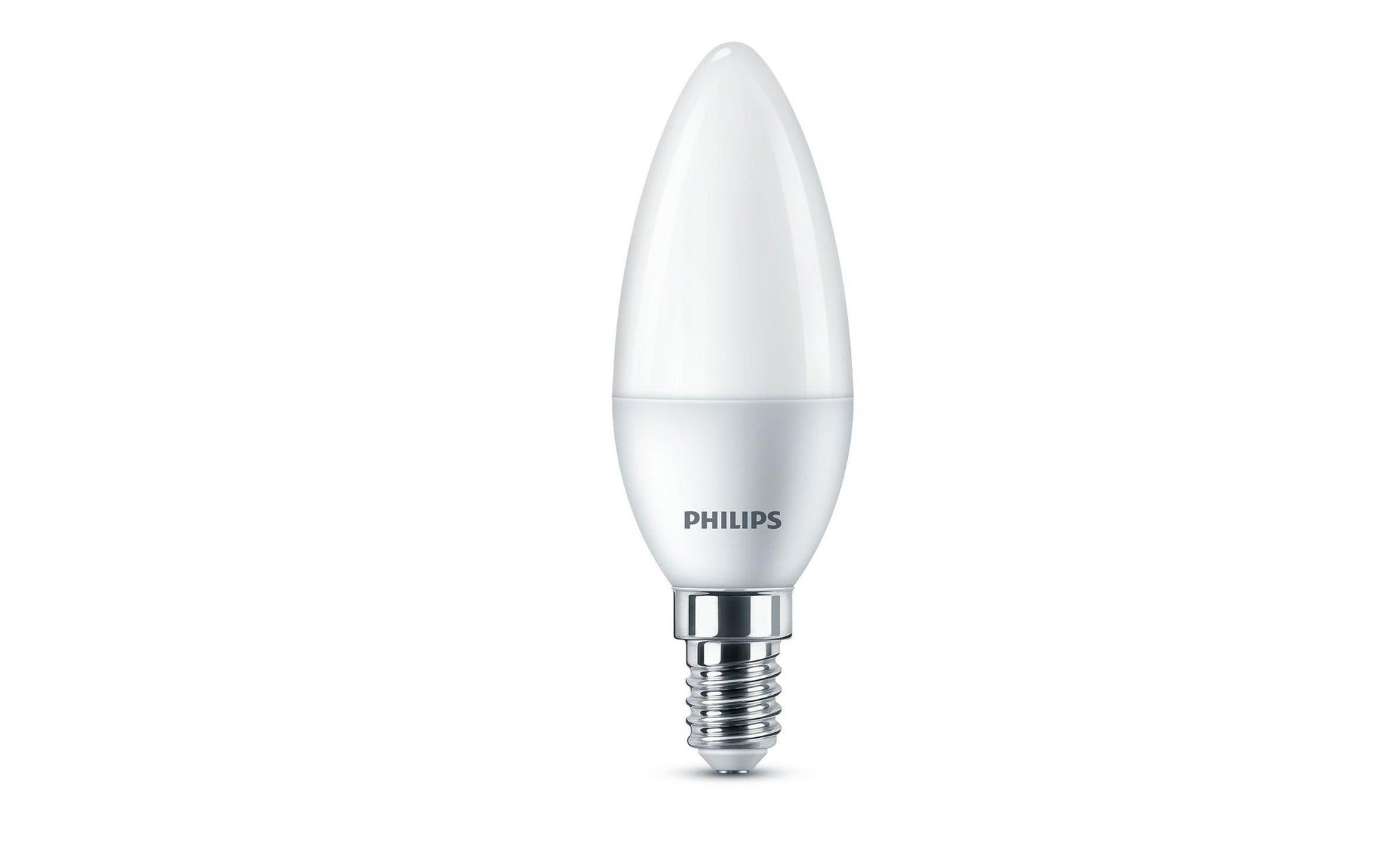 Philips by Signify Philips LED-Leuchtmittel E14 Kerze (B35) – Warmweiss 2700 K, 470 lm, 4,9 W – 1 Stk.
