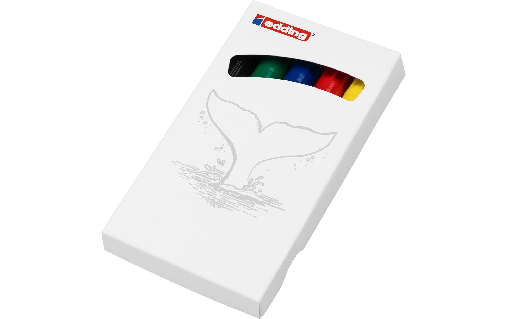Edding 3000 Permanentmarker – Rundspitze 1,5–3 mm – Mehrfarbig – 5er-Pack – für Glas, Metall und Kunststoff