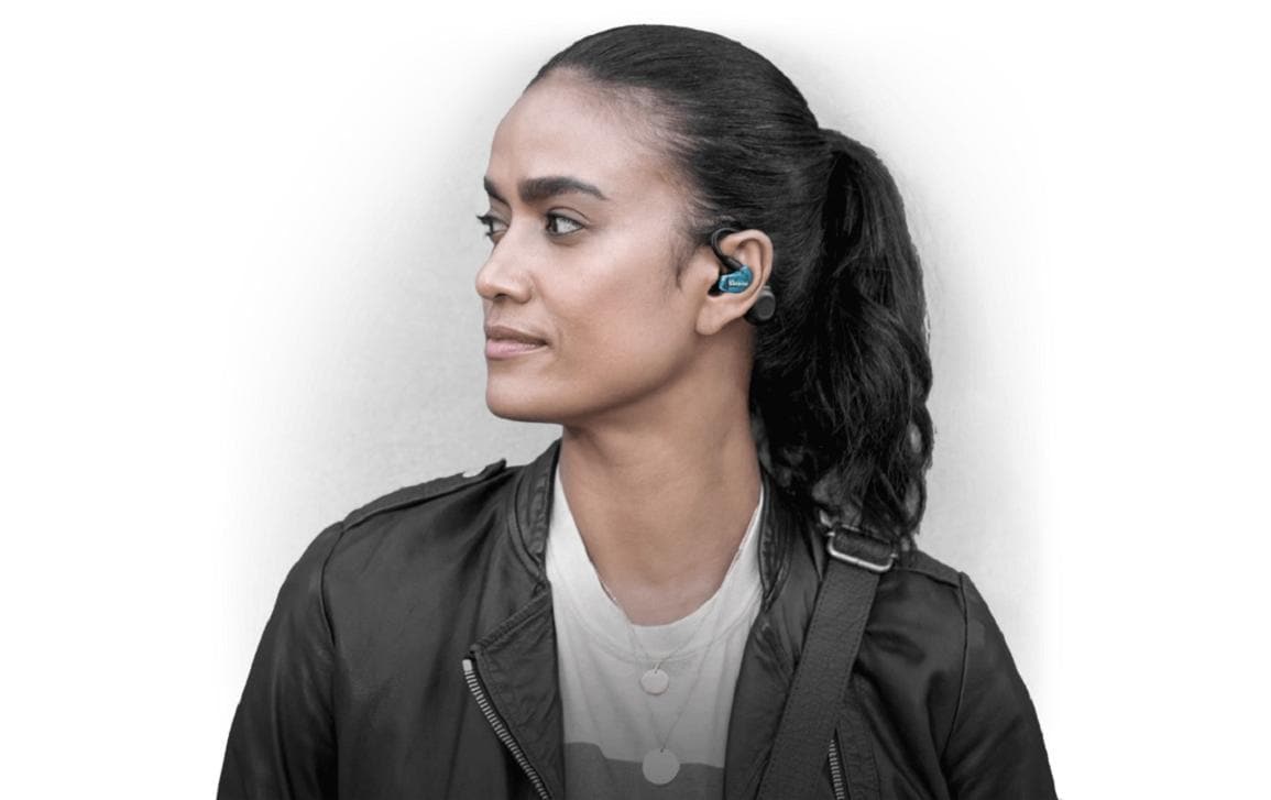 Shure AONIC 215 – True Wireless In-Ear Kopfhörer – Bluetooth 5.0, IPX4, mit Mikrofon – Schwarz – bis 32 h