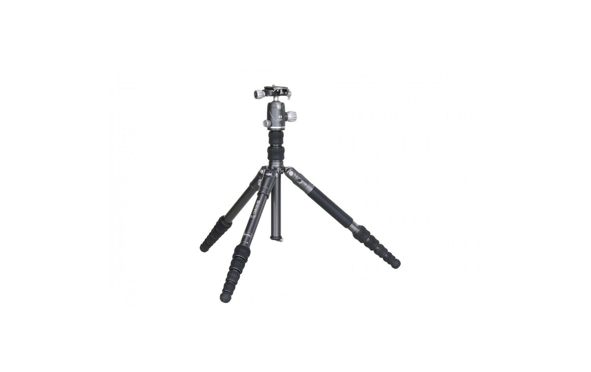 Benro FBAT05AVX20 Bat Stativ – bis 140,5 cm – 10 kg Traglast – Aluminium, 5 Sektionen, Kugelkopf