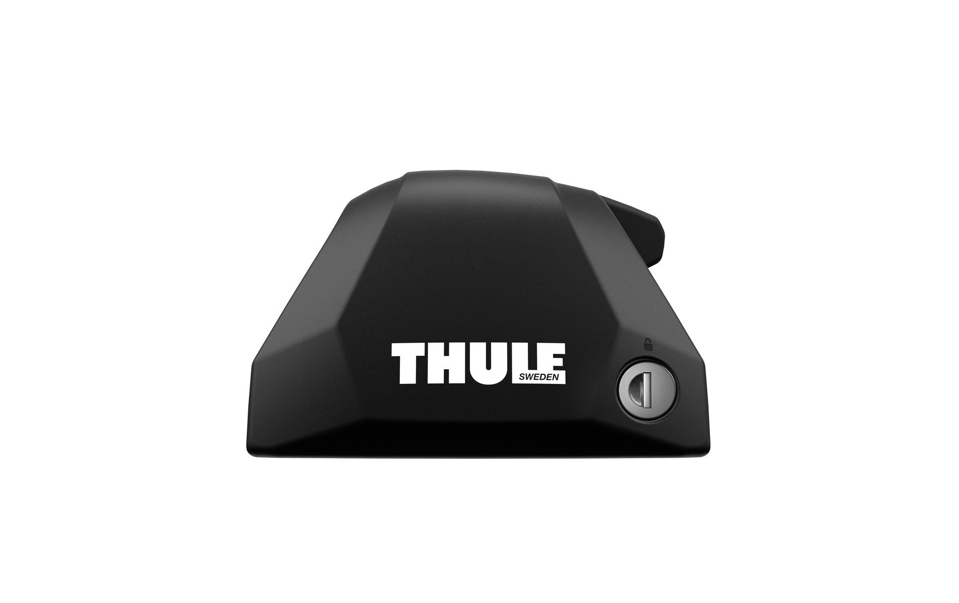 Thule Dachträger-Kit 720600 Edge Flush Rail – mit Schlössern – für Flush-Rail-Systeme – bis 75 kg – schwarz