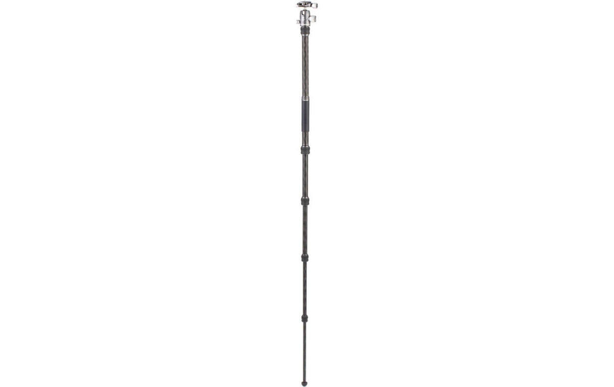 Benro FBAT15CVX20 Bat Dreibeinstativ – 165,5 cm – 14 kg Traglast – Carbon, 5 Sektionen – Twistlock – Grau