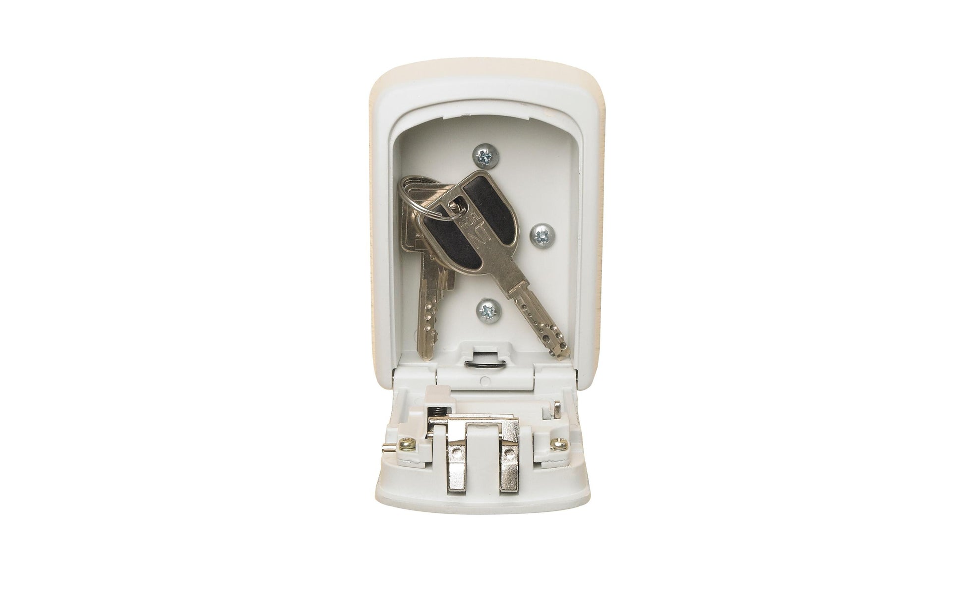 Master Lock 5401EURDCRM – Schlüsseldepot, Zahlenschloss, Metall, Hellgrau, Wetterfest