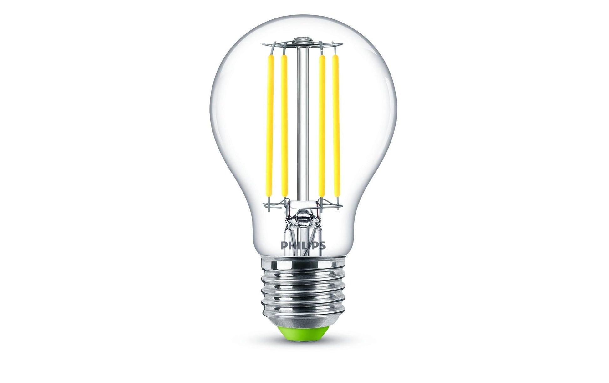 Philips by Signify Philips LED-Leuchtmittel E27 A-Form – Kaltweiss 4000 K, 485 lm, 2,3 W – Klar – 1 Stk.