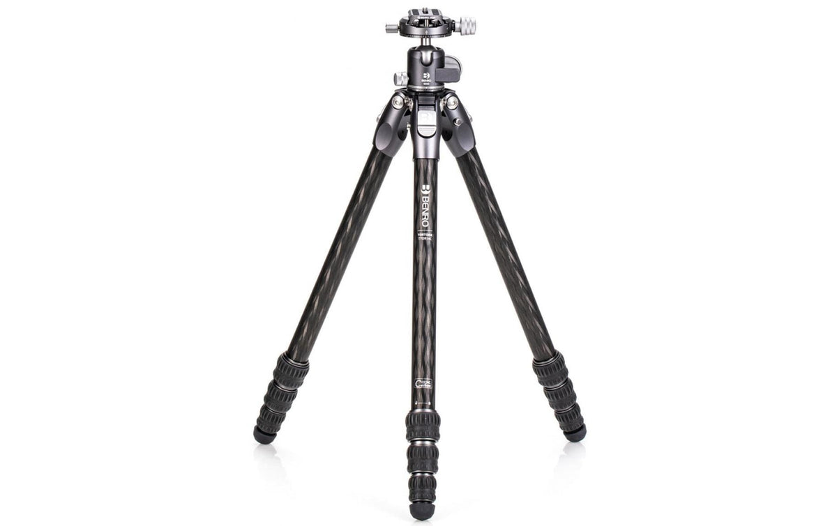 Benro TTOR14CGX25 Tortoise Dreibeinstativ – Carbon, 129 cm, 10 kg Traglast, 4 Sektionen, Kugelkopf