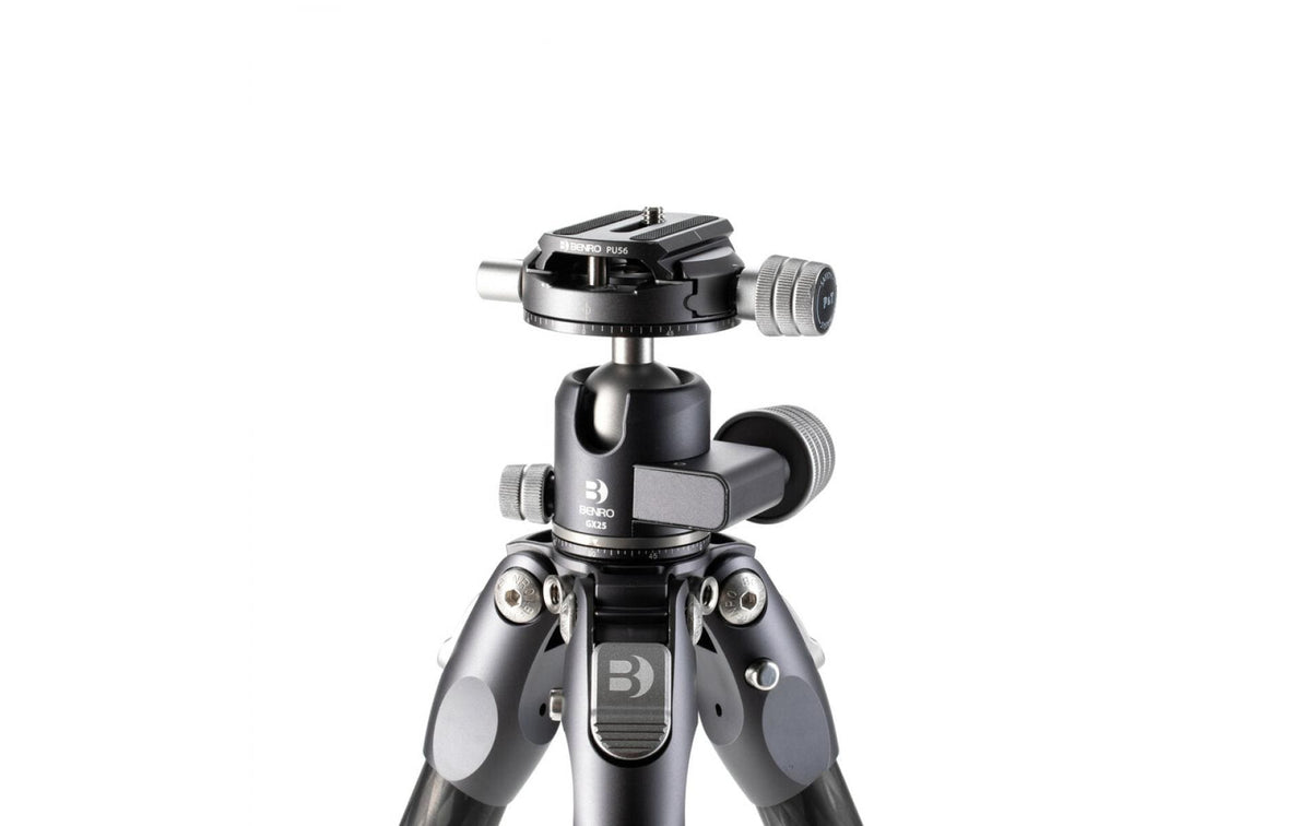 Benro TTOR14CGX25 Tortoise Dreibeinstativ – Carbon, 129 cm, 10 kg Traglast, 4 Sektionen, Kugelkopf