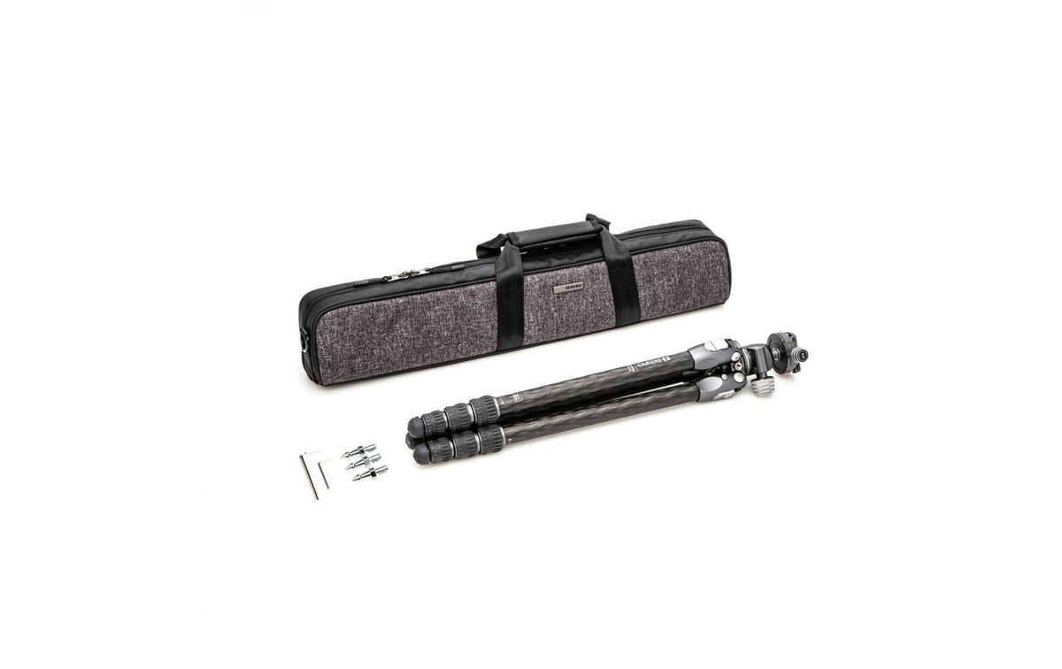 Benro TTOR14CGX25 Tortoise Dreibeinstativ – Carbon, 129 cm, 10 kg Traglast, 4 Sektionen, Kugelkopf