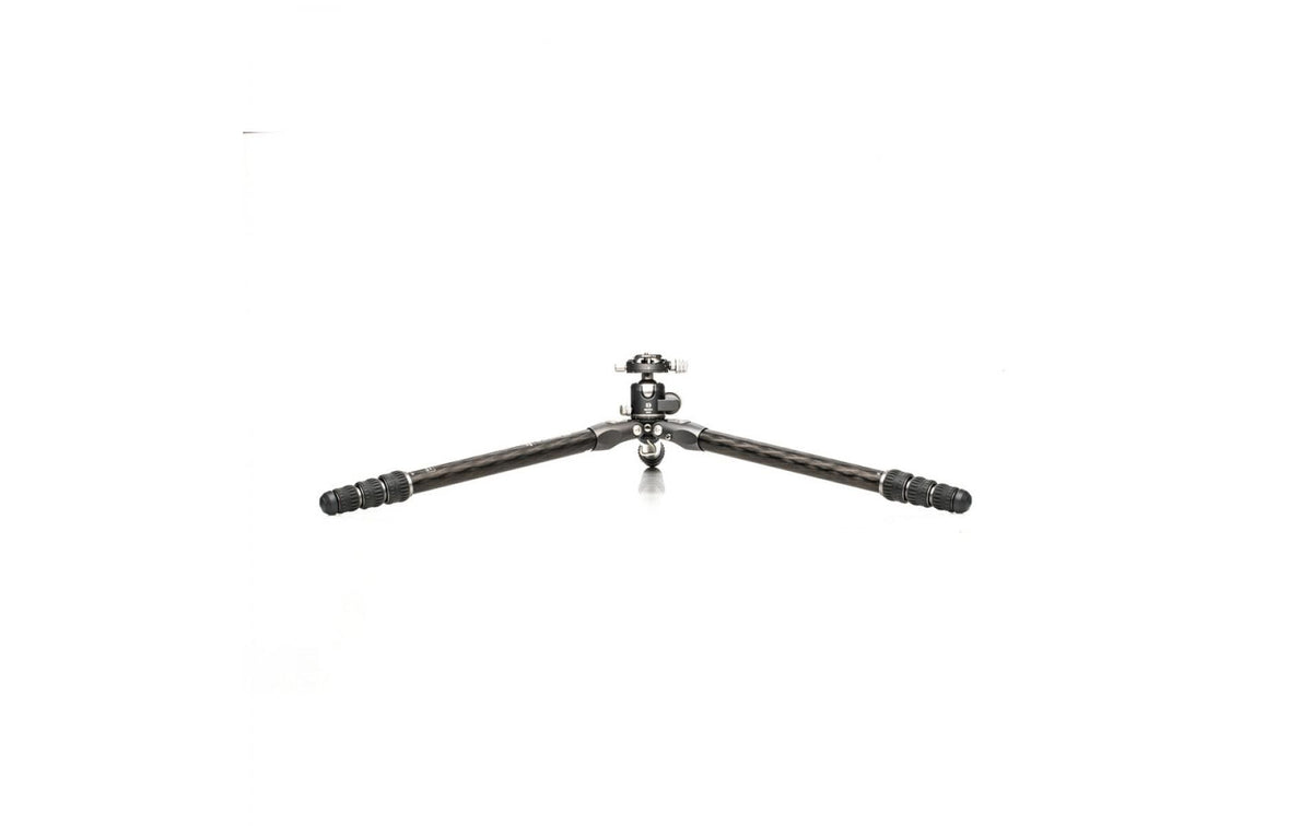 Benro TTOR24CGX30 Tortoise Stativ – Carbon, 4 Sektionen, 129,5 cm, Tragkraft 14 kg – für 1/4" und 3/8" Gewinde