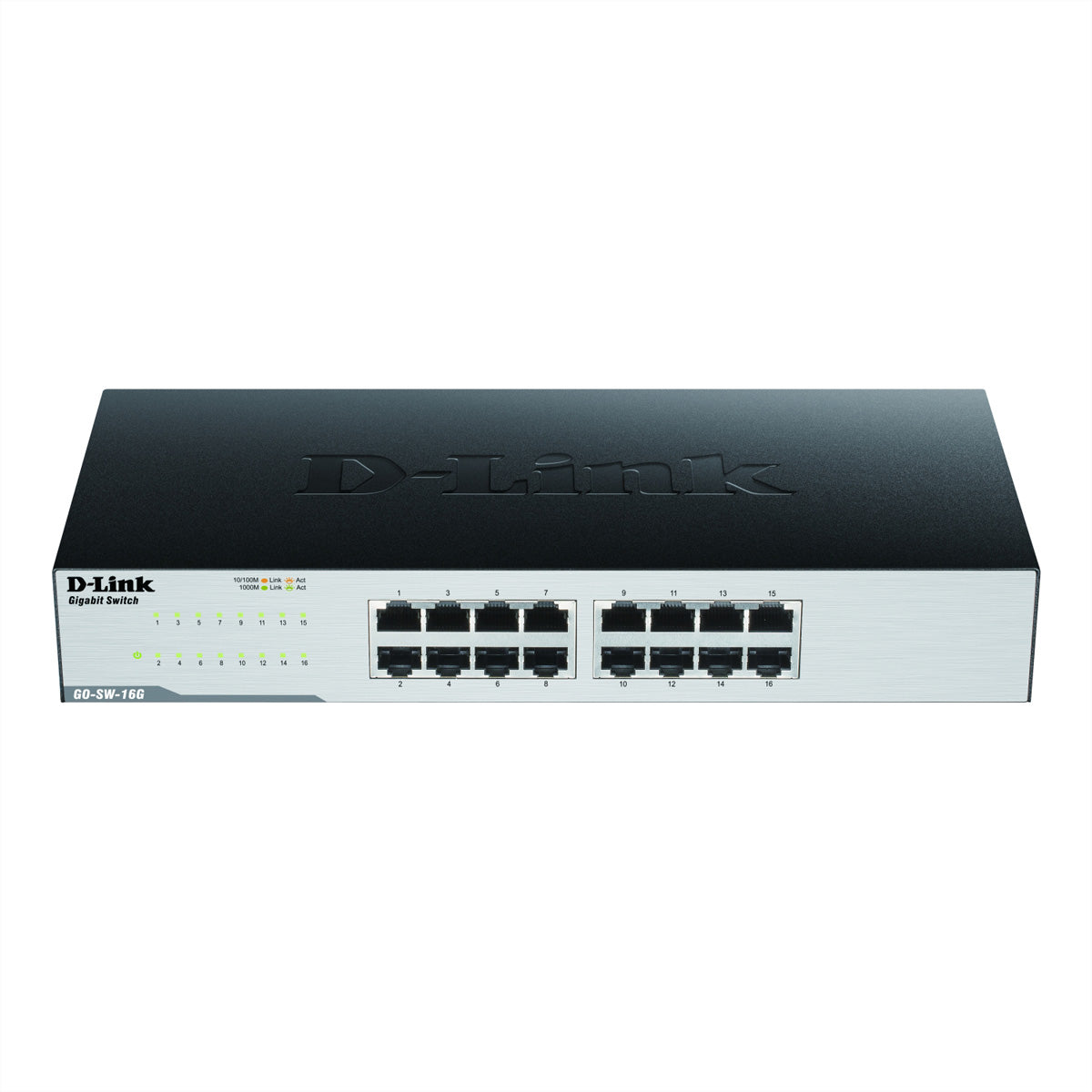 D-Link GO-SW-16G – Switch – 16×GbE, L2, 1U