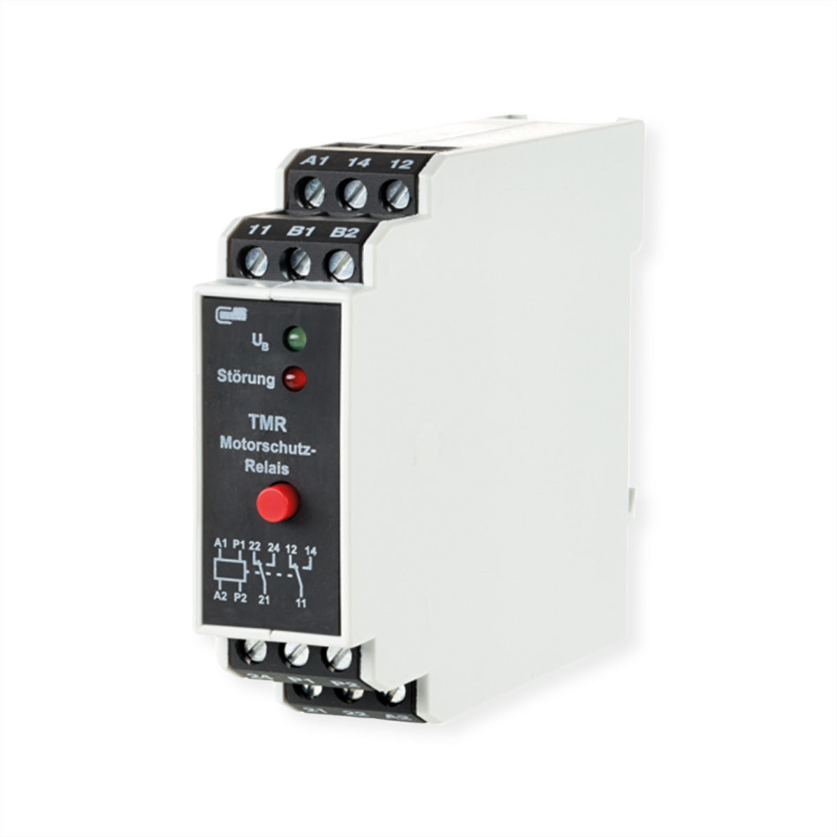 METZ CONNECT Relais mit Sockel – 230–400 A0V, 2 Wechsler, IP20, Grau – TMR-E12