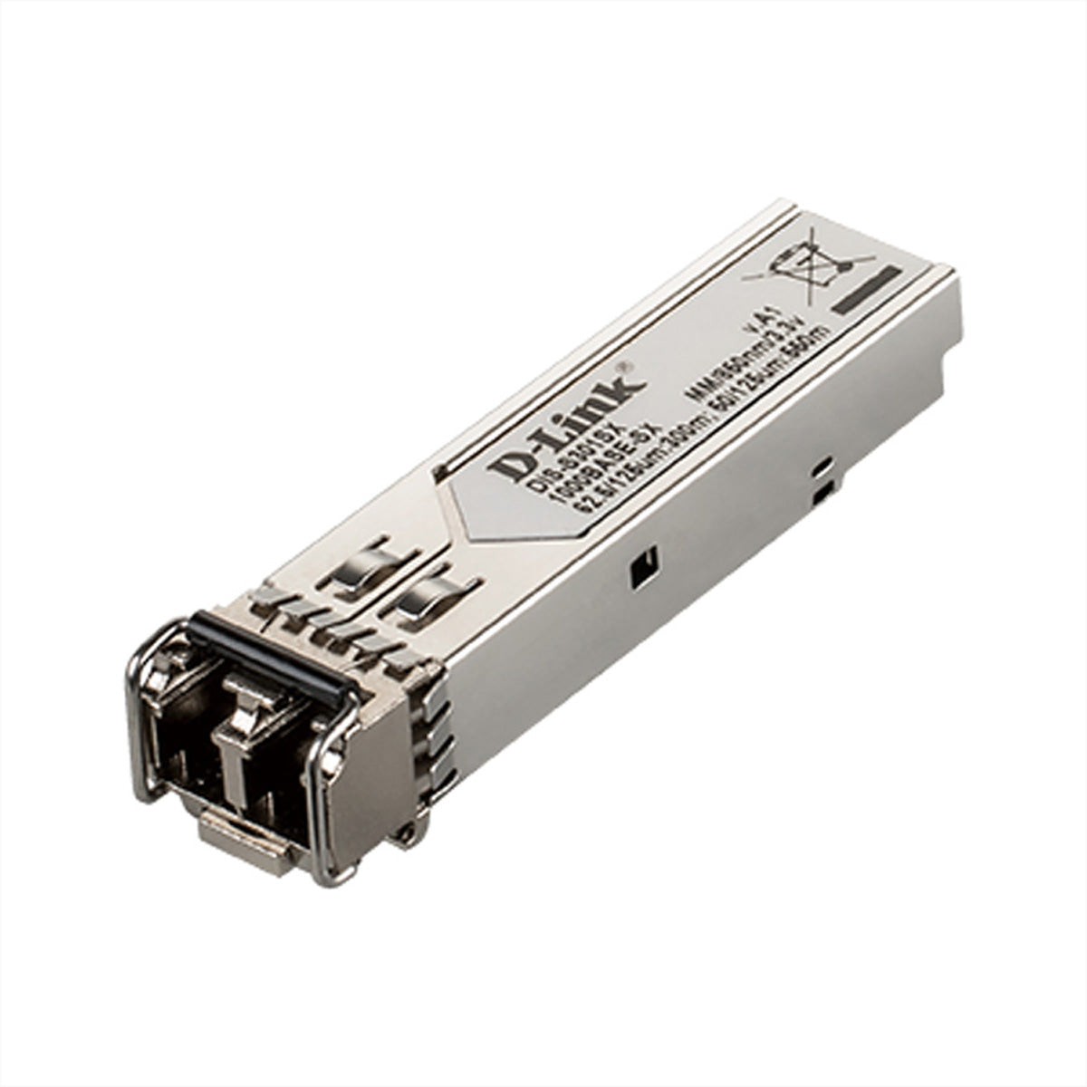 D-Link DIS-S301SX – SFP Transceiver 1000Base-SX, 1 Gbit/s, Multi-Mode (MMF), 550 m, Industrial, Silber
