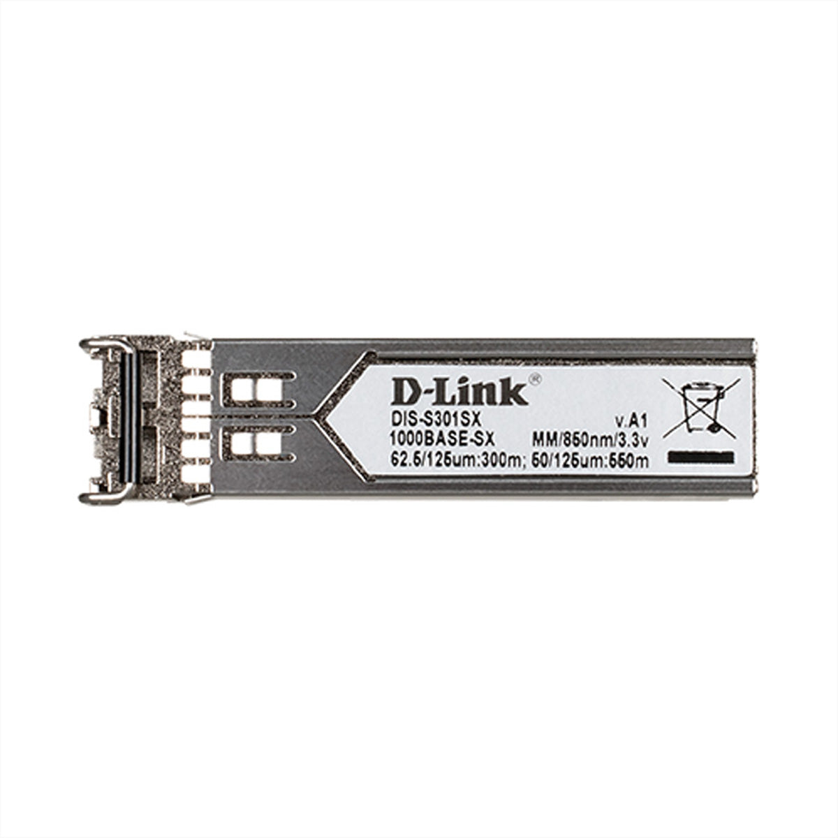D-Link DIS-S301SX – SFP Transceiver 1000Base-SX, 1 Gbit/s, Multi-Mode (MMF), 550 m, Industrial, Silber