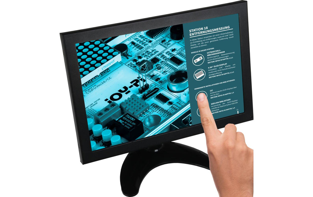 Joy-iT Display – RB-LCD-10-2, resistiver Touchscreen, 1280 × 800 Pixel