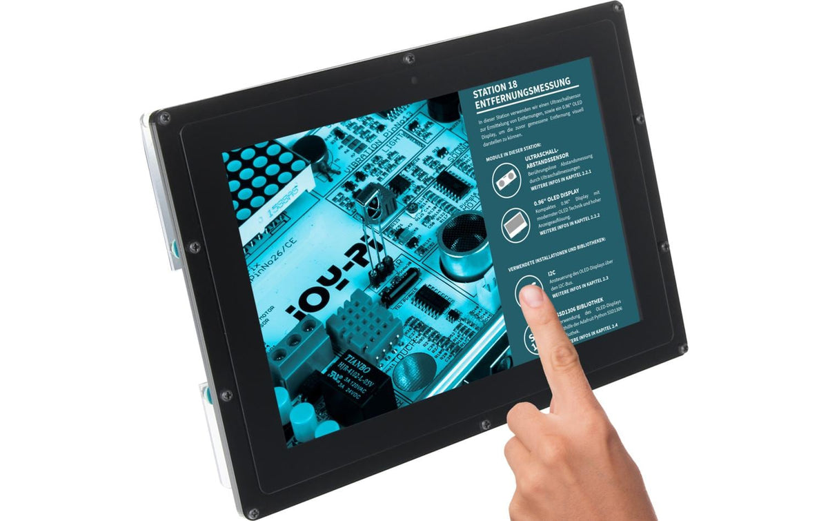 Joy-iT Monitor, 10,1" 1280 × 800 (WXGA), IPS, Touch, Schwarz