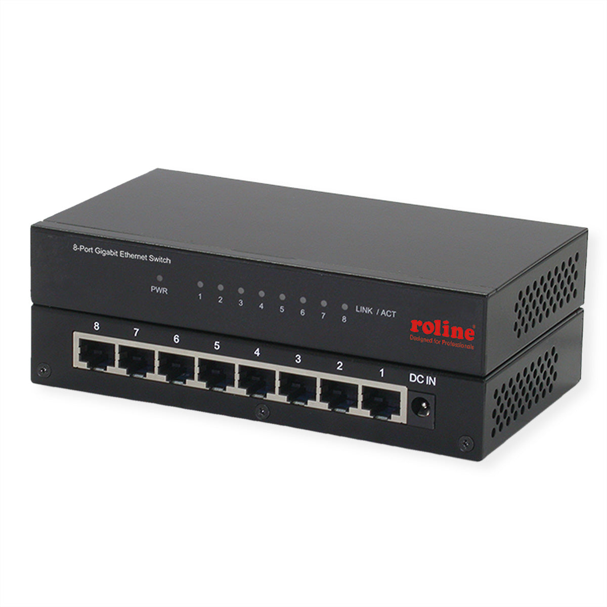 ROLINE Managed Switch – 8×GbE