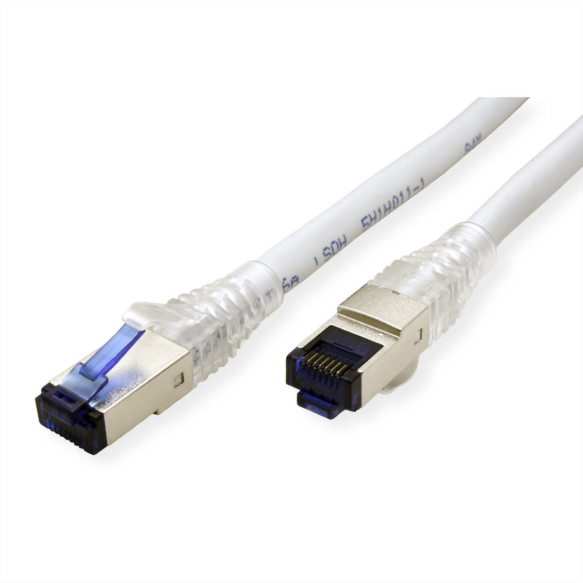 ROLINE Patchkabel – Cat6A / Klasse EA S/FTP (PiMF), 50 m, grau, LSZH, RJ-45