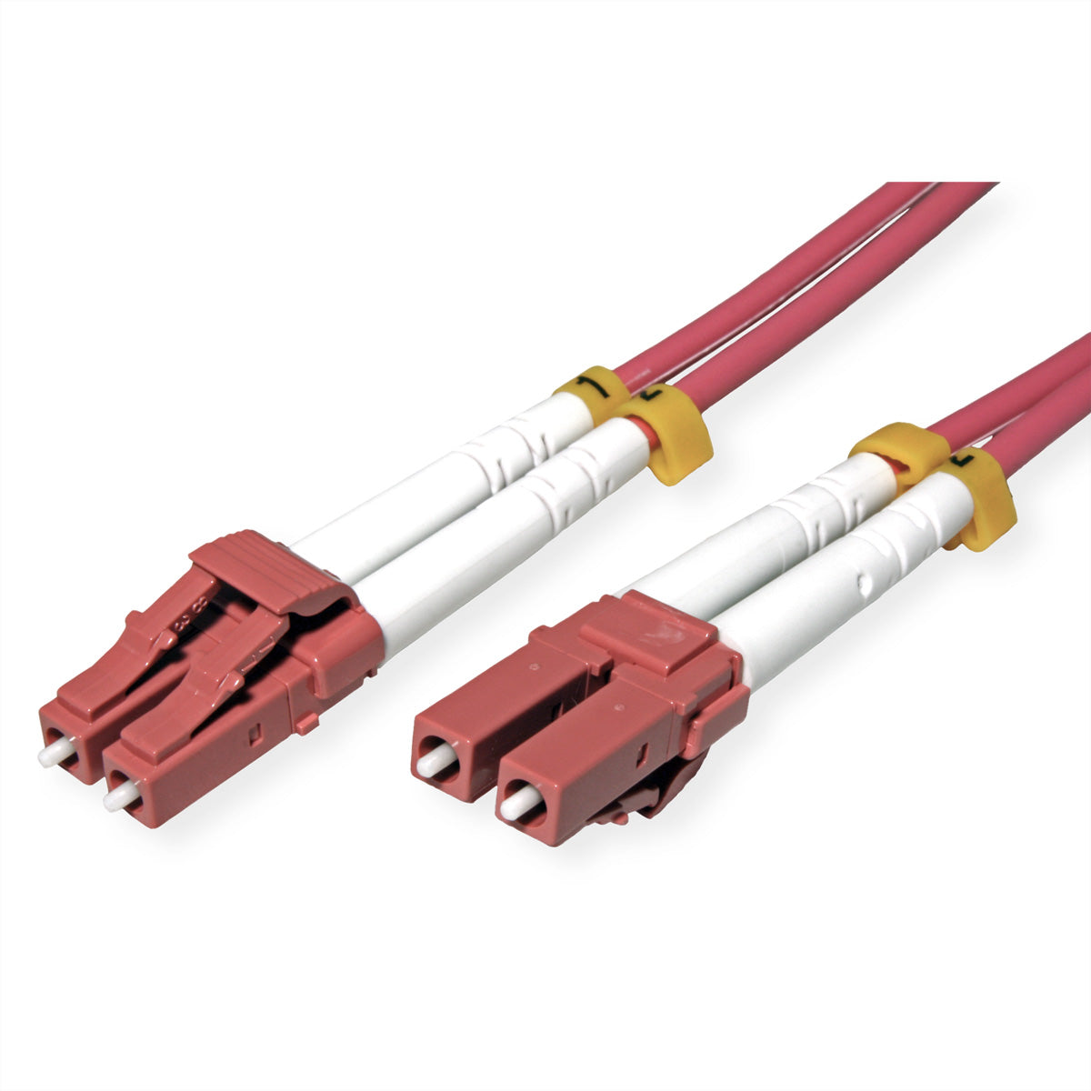 ROLINE LWL-Patchkabel – LC–LC, Multi-Mode OM4, 15 m