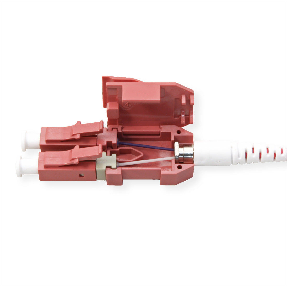 ROLINE LWL-Patchkabel – LC–LC, Multimode (OM4), 10 Gbit/s, 15 m
