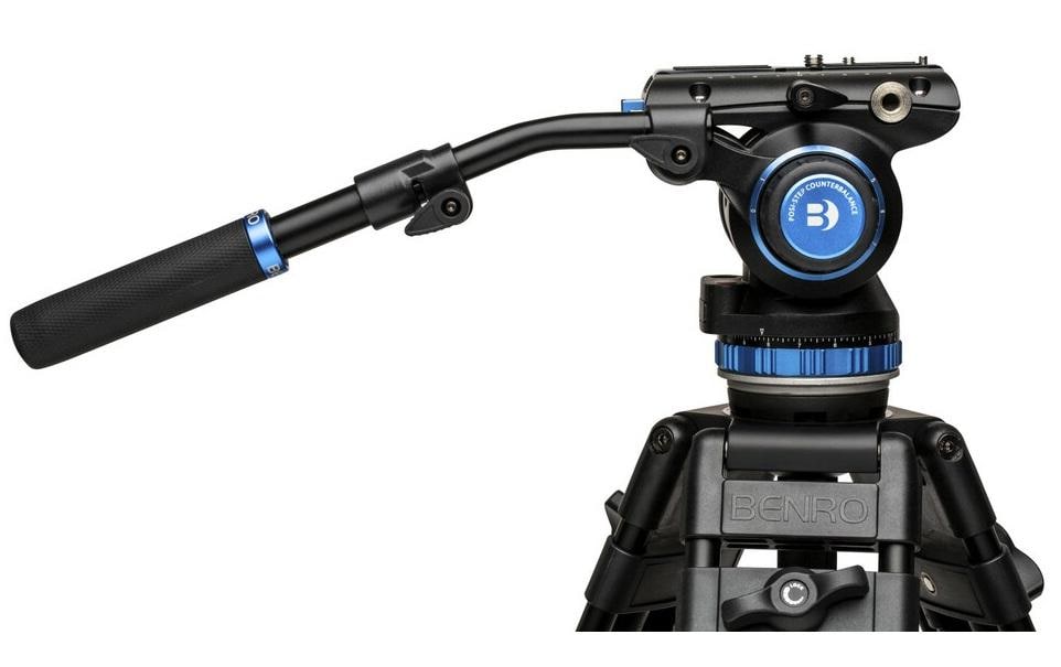 Benro S8PRO Videokopf – Traglast 8 kg, 2,47 kg, 1/4", 3/8" – 360° Schwenk
