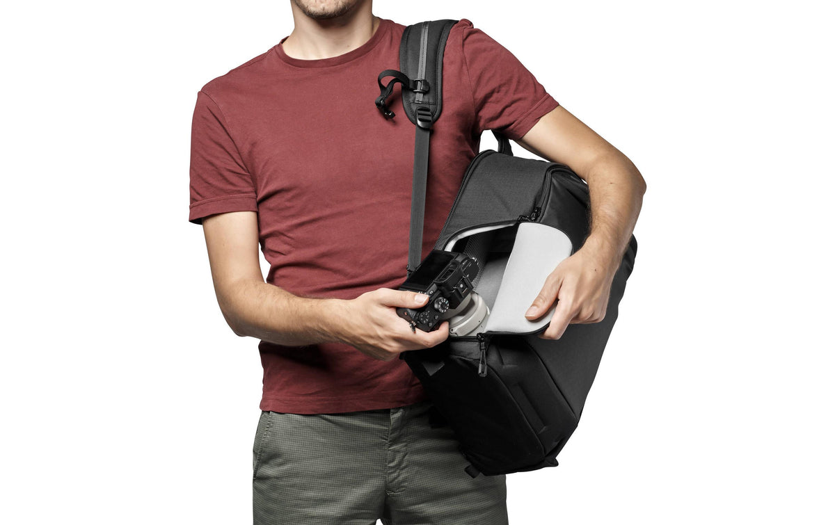 Lowepro Flipside 300 AW III Kamerarucksack – 17 l, Platz für 3 Objektive, Notebook bis 33 cm (13″), Regenhülle