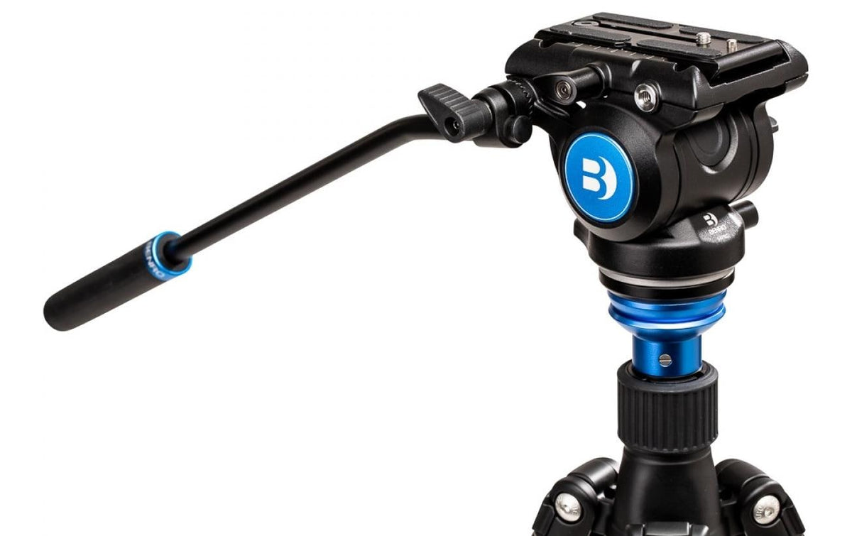 Benro S4PRO Videokopf – Traglast 4 kg, 1,1 kg Eigengewicht, 1/4" und 3/8" Gewinde – für Kameras