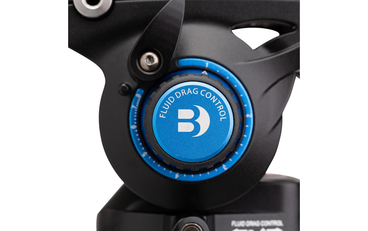 Benro S6PRO Videokopf – Flüssigkeitskopf, Traglast 6 kg – für 1/4" Stativgewinde – Schwarz