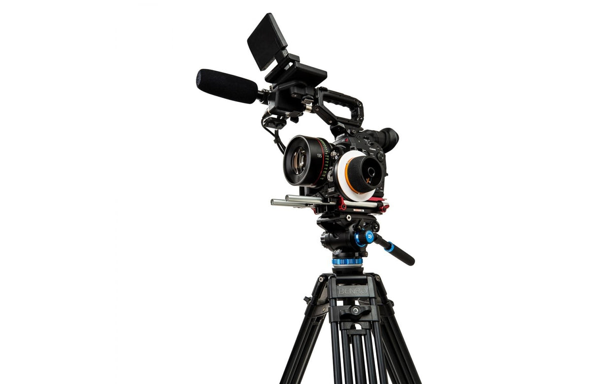 Benro S6PRO Videokopf – Flüssigkeitskopf, Traglast 6 kg – für 1/4" Stativgewinde – Schwarz