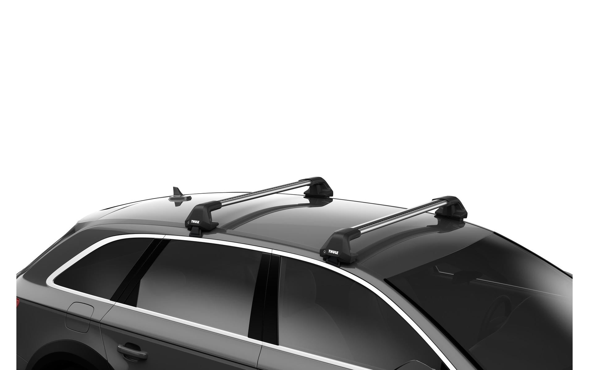 Thule Trägerfuss Edge Clamp – abschliessbar, für Thule One Key System – 75 kg – schwarz – 4 Stk.