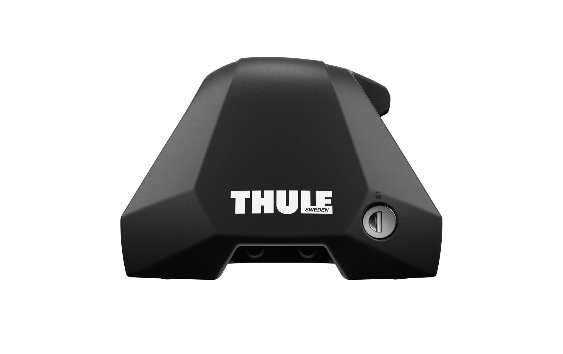 Thule Trägerfuss Edge Clamp – abschliessbar, für Thule One Key System – 75 kg – schwarz – 4 Stk.