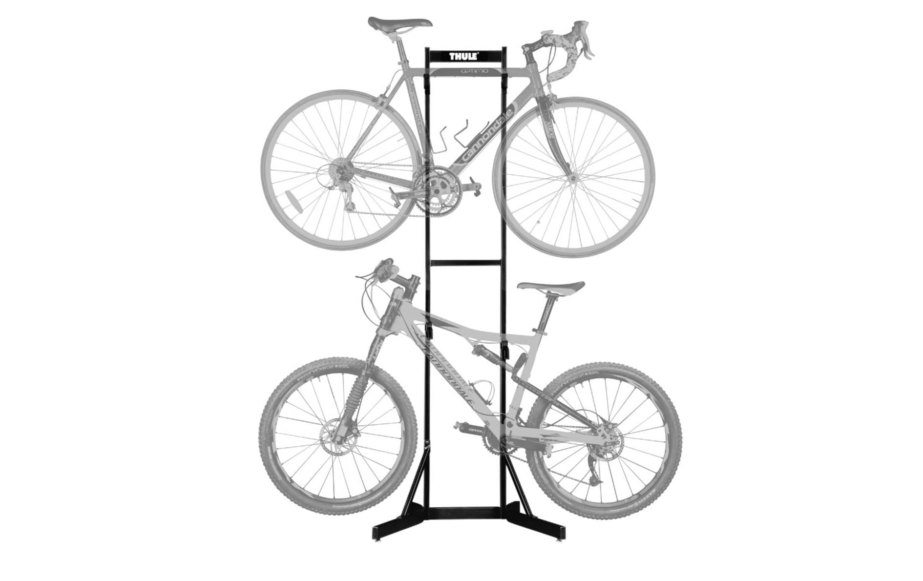 Thule Kit für Fahrradträger (Fixpoint) – freistehend – für Fahrradrahmen – 2 Fahrräder – schwarz – 578101