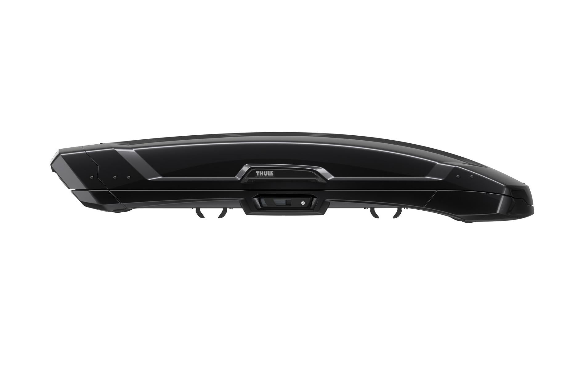 Thule Dachbox Vector M – 360 l, abschliessbar – für WingBar Evo/ProBar Evo/WingBar und andere – schwarz metallic