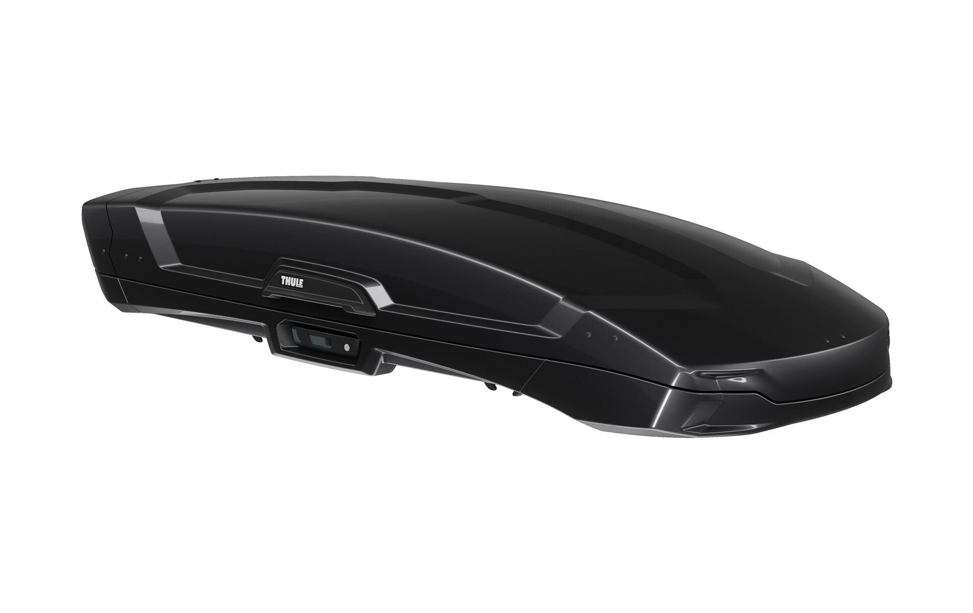 Thule Dachbox Vector M – 360 l, abschliessbar – für WingBar Evo/ProBar Evo/WingBar und andere – schwarz metallic