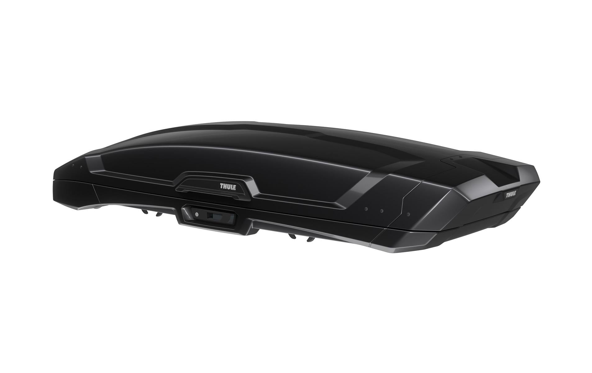 Thule Dachbox Vector M – 360 l, abschliessbar – für WingBar Evo/ProBar Evo/WingBar und andere – schwarz metallic