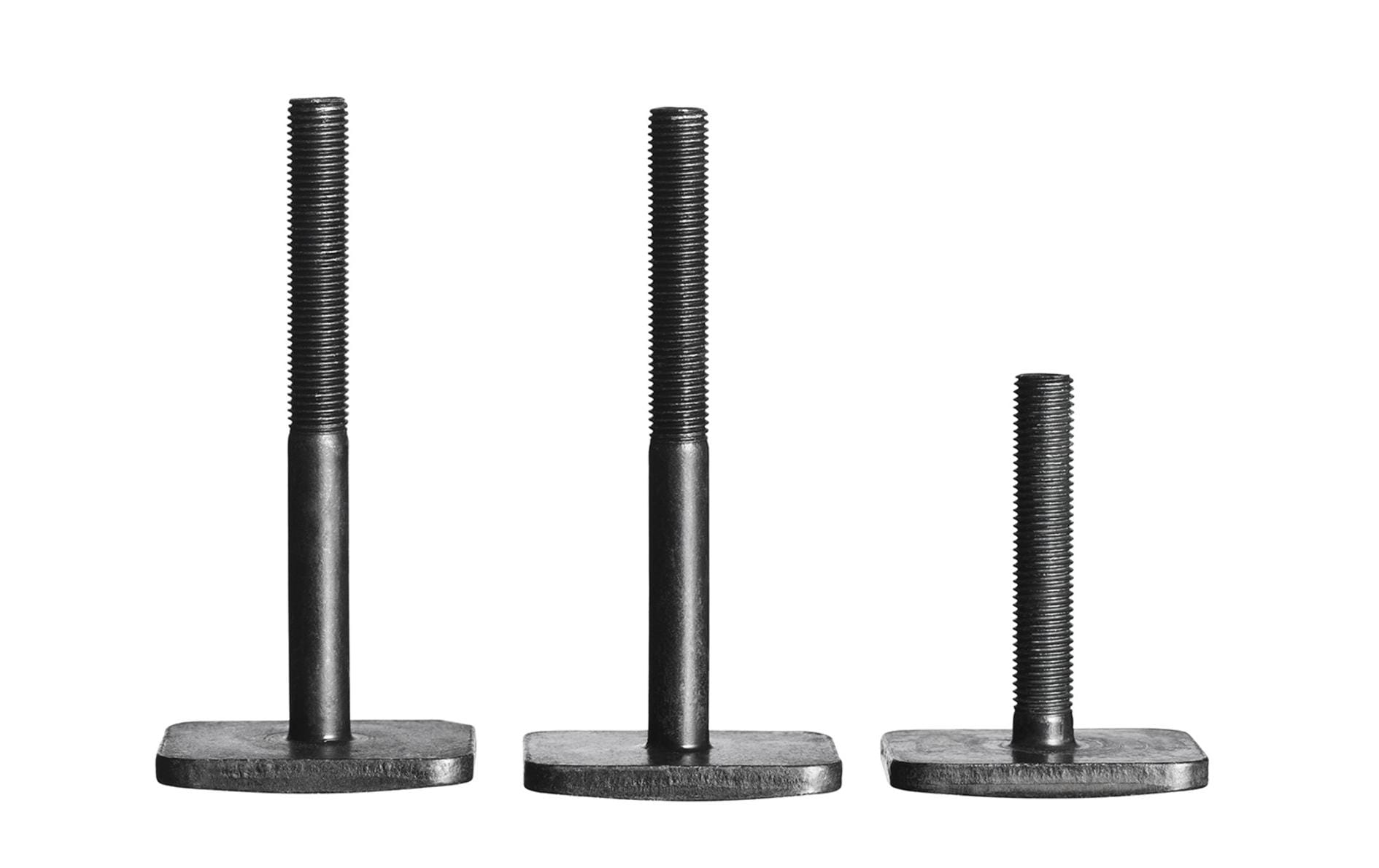 Thule Adapter-Kit für Dachträger ProRide T-Track – für Flush-Railing – 30 × 24 mm – schwarz – 3 Stk.