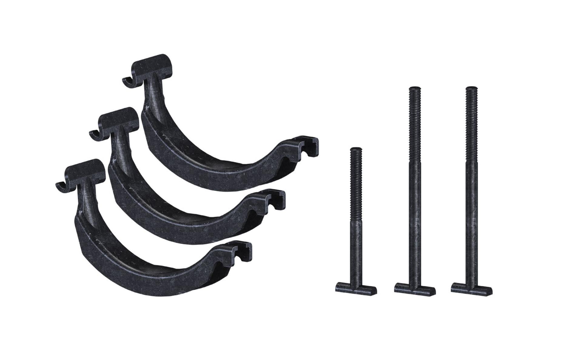 Thule Adapter-Kit für Fahrradträger – von Vierkantrohr → Thule ProRide – Schwarz – Modell 889500