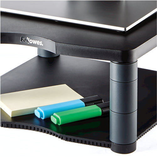 Fellowes Standfuss, 1 Monitor, bis 21", 36 kg, höhenverstellbar, grau